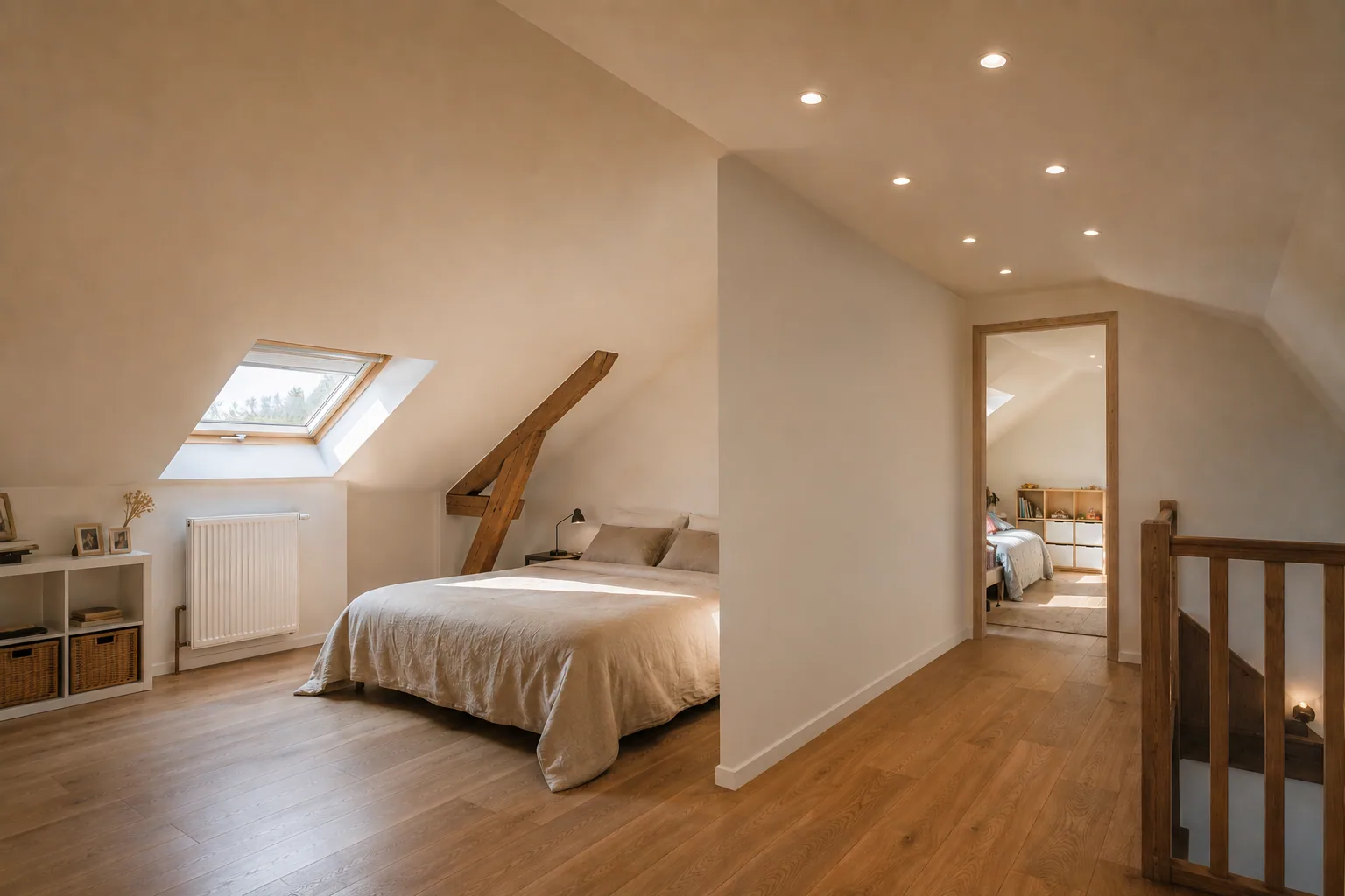 Chantier de Sébastien R. — Aménagement de combles · 38 m²
